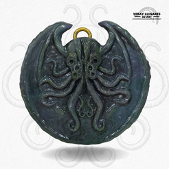 Cthulhu-Priester-Kultisten-Medaillon