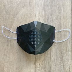 Low Poly Mask.jpg STL file Low Poly Masks・Design to download and 3D print