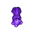 loubie_wolfie_single_extrusion.stl Archivo STL gratuito Wolfie: apoya la escultura del cachorro de lobo libre・Design para impresora 3D para descargar