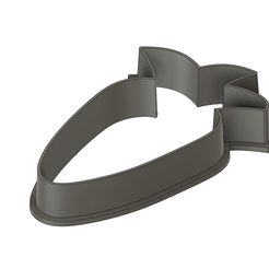 Carrot2.png Archivo STL gratis Cortador de galletas Zanahoria・Diseño imprimible en 3D para descargar