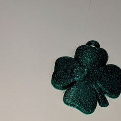 shamrock.jpg Shamrock Charm(w/loop for key chain/collar and without)