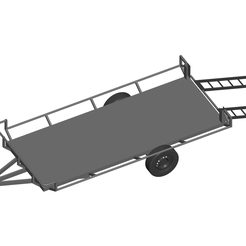 1.png 3D file Car trailer・3D printable model to download