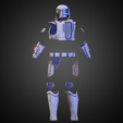 SuperCommandoBundleBack34Left.png The Mandalorian Imperial Super Trooper Full Armor for Cosplay 3D Model Collection