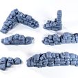 StoneWallRuins-12.jpg 3D file Stone Wall Ruins・3D printable model to download