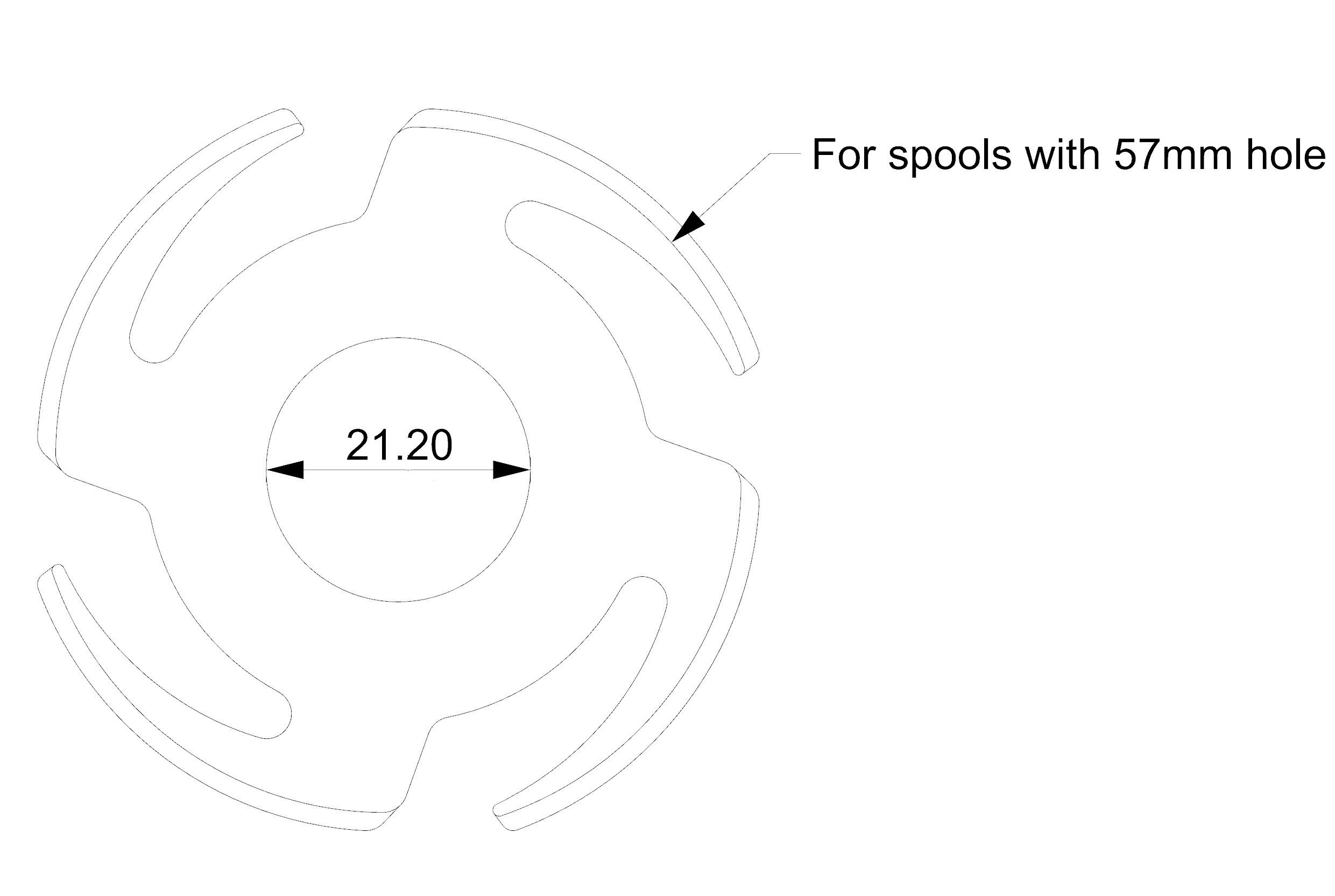 Free STL file Spool hub for Anet A8 Plus・3D printing template to ...