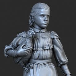 02.jpg Fichier STL DOROTHY GALE FROM KANSAS / OZ・Modèle à imprimer en 3D à télécharger