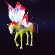 172365.jpg Horse Wings  DOWNLOAD Horse 3D Model - Obj - FbX - 3d PRINTING - 3D PROJECT - GAME READY