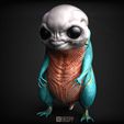 1_ps.jpg Cute Alien monster-stl for 3d print