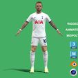 f1.jpg 3D Rigged James Maddison Tottenham Hotspur 2024