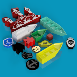 Free STL file Tiny Epic Meeples Collection 🏴‍☠️・Object to
