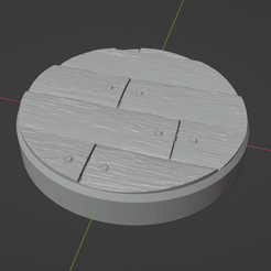 Planks30mmModel.png Wargame 30mm Wooden Plank Texture Base
