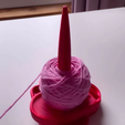 soporte-ovillo.png yarn spinner / yarn roll holder / yarn ball holder