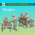 720X720-set-27-healers.jpg Файл STL Целители (крестьяне Голдфилда)・3D-печатная модель для загрузки