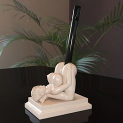 Hottest-yoga-poses-Pen-Holder.jpg Файл STL Hottest yoga poses Pen Holder・Дизайн 3D-печати для загрузки3D