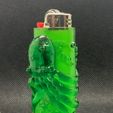 Green Oblique.jpeg Octopus Bic Lighter Case
