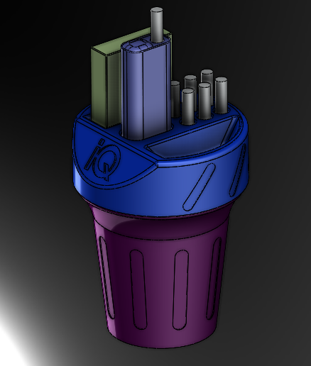 🚗 IQOS ILUMA i ONE Car holder/ash tray・ STL File for 3D printing