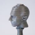 Helicone Head_Dominik Cisar_002.jpg Fichier STL Helicone Head - Jouet - Jouet - Buste tournant・Modèle à télécharger et à imprimer en 3D, cisardom