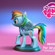 My-Little-Pony-Friendship-is-Magic-Rainbow-Dash.jpg Little Pony: Friendship is Magic - Rainbow Dash - 3D Print