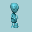 r1.png Cute Alien Vase Pot - Miniature - STL Printable
