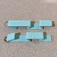 PXL_20201209_141438749.PORTRAIT.jpg Free STL file Phone Stand Keyring・3D printable model to download