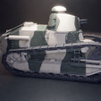 T-20.png Renault FT-17 - WW1 French Light Tank 3D model