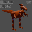 222.png Dinosaur Puppet | Raptor | STL*