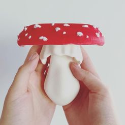 20220613_152754666_iOS.jpg STL file Mushroom Shelf・3D printer design to download