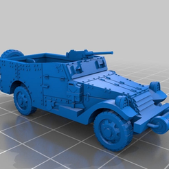 adcd72831bb882ac6d35b75f0966d6a9.png STL-Datei White M3 Scout Car [1:100 Scale] kostenlos・3D-Druck-Idee zum Herunterladen