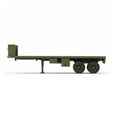 M871A2-Semi-Trailer-7.jpg M871A2 Military Flatbed Semi-Trailer STL – Tactical Cargo Trailer – HO Scale 1/87