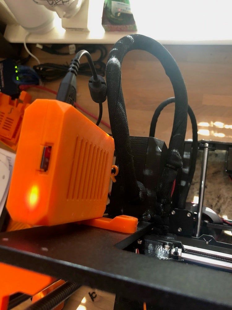 Download free STL file Raspberry Pi Case for LED Light Bar Prusa i3 MK2 ...