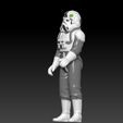ScreenShot702.jpg Star Wars .stl AT-AT DRIVER .3D action figure .OBJ Kenner style.