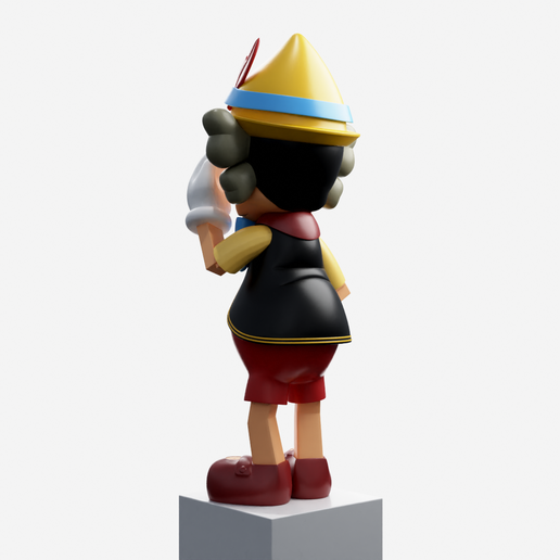 🎨 KAWS PINOCCHIO・ STL File for 3D printing・Cults