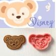 IMG_1593-2.jpg DUFFY AND FRIENDS - DUFFY BEAR COOKIE CUTTER STAMP
