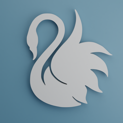 CISNE-2.png Aerial Harmony: Minimalist Painting of a Swan