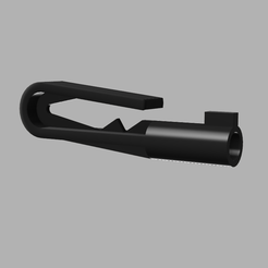 Handcuff-Key-Clip-v17.png Fichier STL Mini-porte-clés menottes・Design à télécharger et à imprimer en 3D