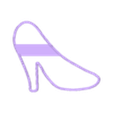 zapato 2.stl Free STL file woman Shoe cookie cutter - Women's shoe cutter・3D printer design to download