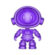 Articulated Cute Astronaut - RJ Mesh.stl.stl Flexi Cute Astronaut – Flexi Articulated Fidget Toy / print-in-place / No supports / M3DCURY