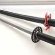 KATANA QUI S'EFFONDRE - TANJIRO - DEMONSLAYER - (PRINT IN PLACE + VERSION D'ASSEMBLAGE)