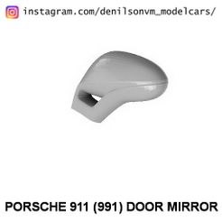 991mirror1_resize.jpg Porsche 911 (991generation) Door Mirror in 1/24 1/43 1/18 and 1/12