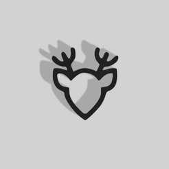 Reno.png Christmas Reindeer Decoration - 2D Art