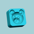 bf3.png Jelly Candy Molding Bear Face - Gummy Mould