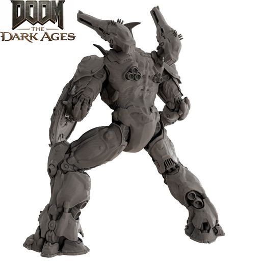 🤖 Doom Dark Ages Atlan Figure・ STL File for 3D printing・Cults