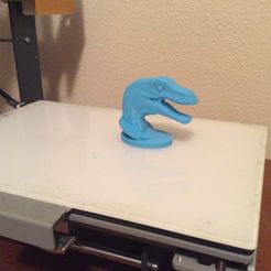 FE582F2D-FBF6-43CB-9D7F-4223C22817EB.jpeg STL-Datei Raptor Head / Jurassic Park kostenlos・3D-Drucker-Modell zum herunterladen
