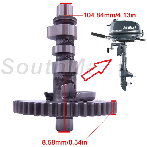 Arbre à Cames pour Moteur Hors-Bord Yamaha F4 4HP 4 Temps
