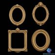 000-3-2.jpg 27 Mega Bundle Baroque & Classic Photo Frames - 3D Models STL/OBJ for CNC & 3D Print