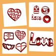 GridArt_20220116_162031542.jpg cookie cutter valentine's day - valentine - love - cookie cutter valentine's day - valentine's day - love - Pack x 8 unid