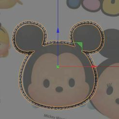 mm_tsum_tsum.JPG Бесплатный STL файл Mikey Mouse cookie cutter tsum tsum style・Дизайн 3D-принтера для скачивания