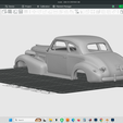 Screenshot-57300.png 1939 Cadillac Series 61 Coupe 1/24 scale car model hollow body shell, scalable as needed, 3d print in resin or fdm, stl file