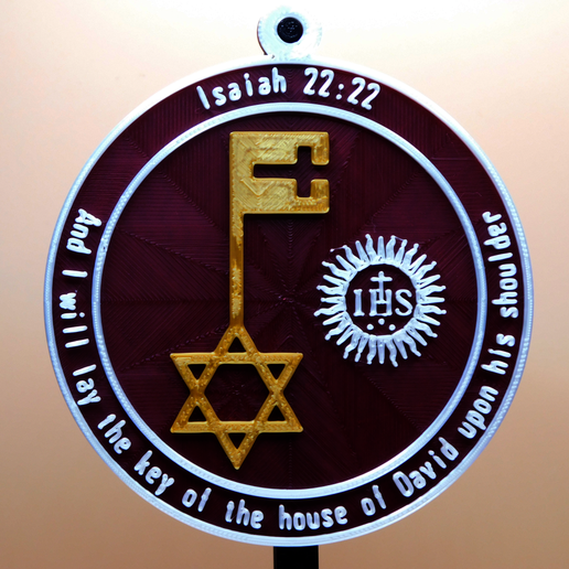 Free STL file Christmon Ornament - 011 Key of David 🔑 (3MF)・3D printer ...