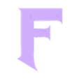 F.stl Letters and Numbers CONAN THE BARBARIAN | Logo